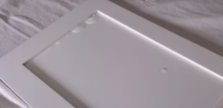 کابینت ام دی اف باد کرده آسیب دیده